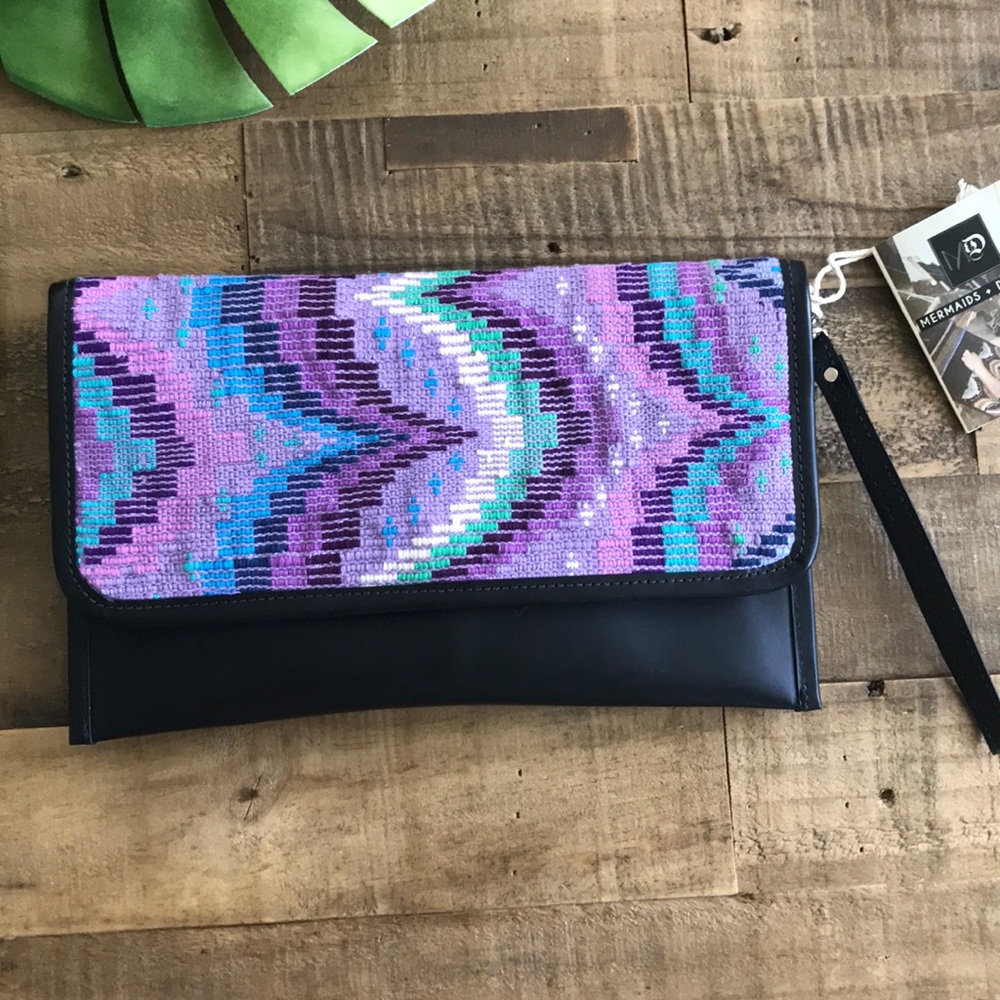 Mermaids + Dragons Jasmine Winter Moon clutch
